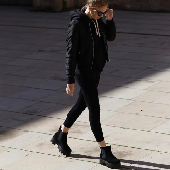 Suede Chelsea Platform Boots - Picture 5 of 5